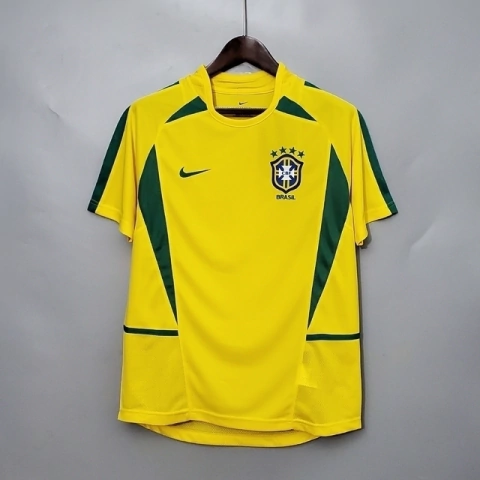 Camisa Brasil Retrô 2002 Amarela - Nike
