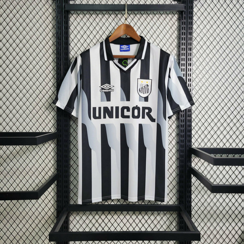 Camisa Santos Retrô 1998 Branco e Preto - Umbro - comprar online