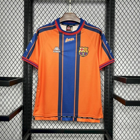 Camisa Barcelona Retrô 1997 Laranja - Kappa