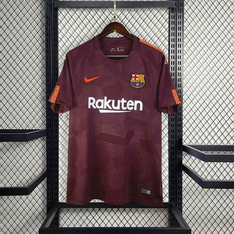 Camisa Barcelona Retrô 2017/2018 Vinho - Nike