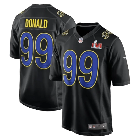 Camisa Los Angeles Rams Nike Masculina - Preta