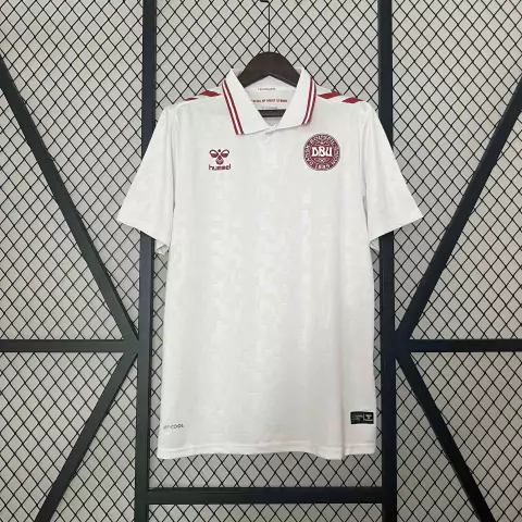 Camisa Dinamarca Away 2024 - Hummel - Masculino Torcedor