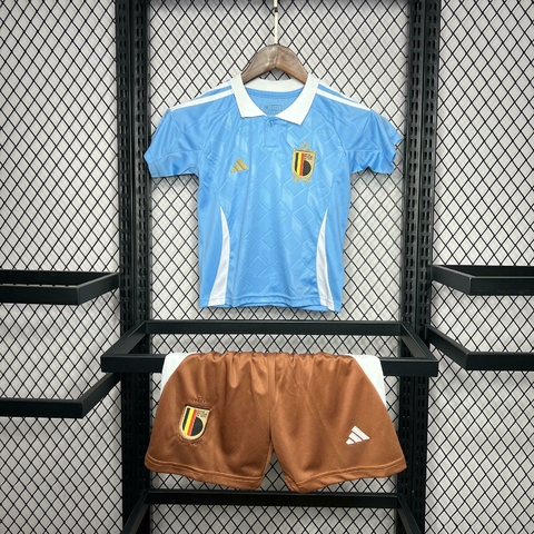Conjunto Infantil Bélgica Away 24/25 - Adidas