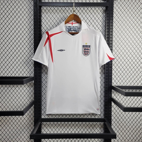 Camisa Inglaterra Retrô 2005 Branca - Umbro