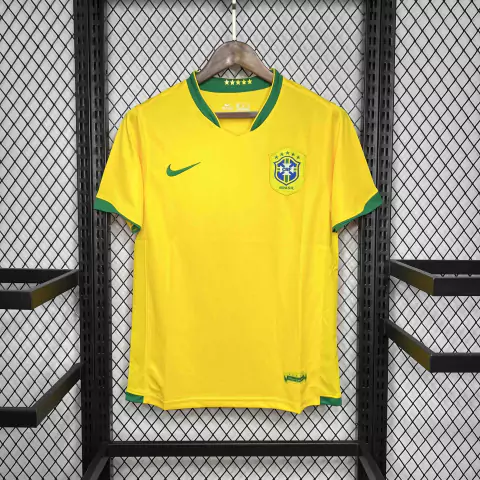 Camisa Brasil Retrô 2006/2007 Amarela - Nike