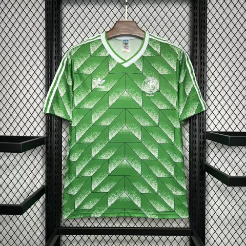 Camisa Seleção Alemanha Retrô 1990 Verde - Adidas