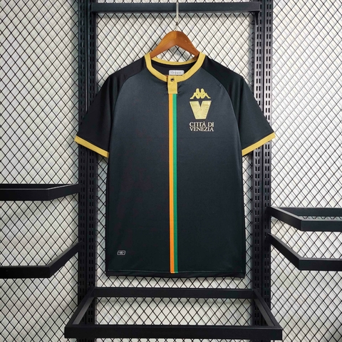 Camisa Treino Venezia 23/24 Preta - Kappa - Masculino Torcedor