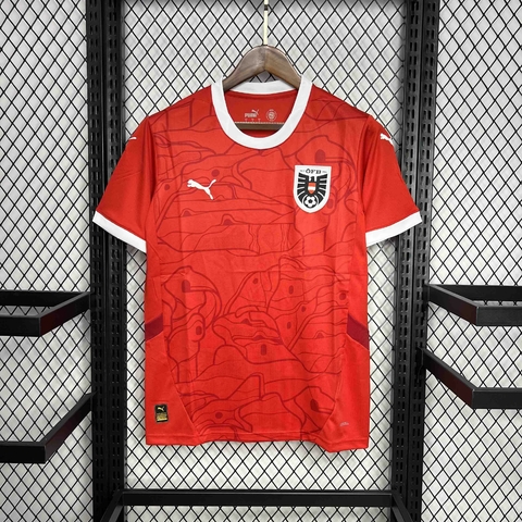Camisa Austria Home 2024 - Puma - Masculino Torcedor