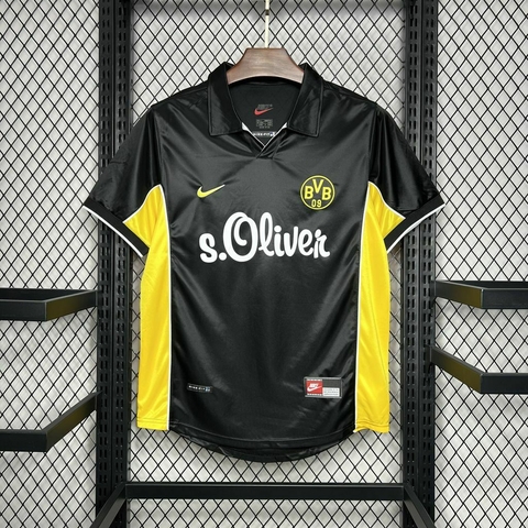 Camisa Borussia Dortmund Retrô 1998/2000 Preta - Nike