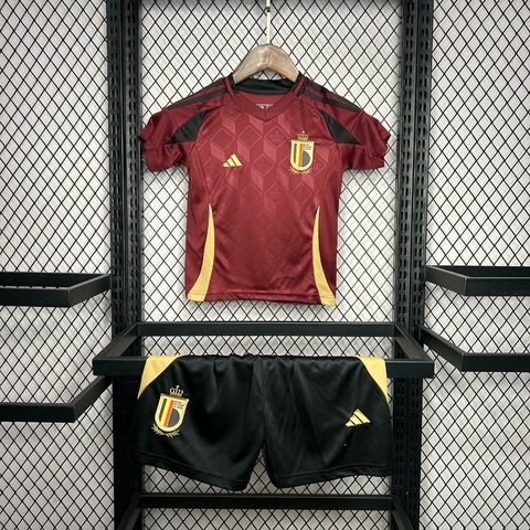 Conjunto Infantil Bélgica Home 24/25 - Adidas