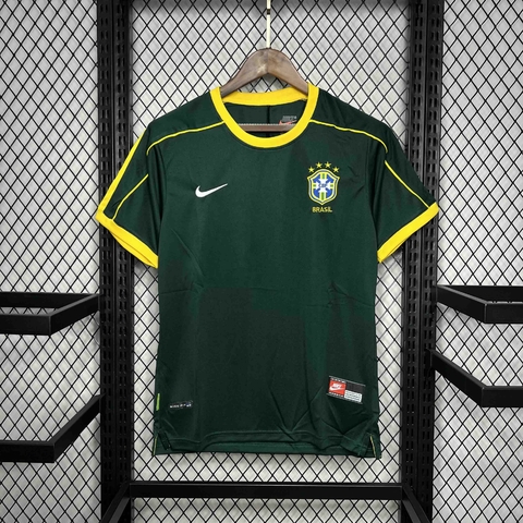 Camisa Brasil Goleiro Retrô 1998 Verde - Nike