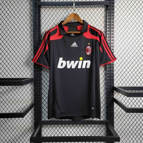 Camisa Milan Retrô 2007/2008 Preta - Adidas