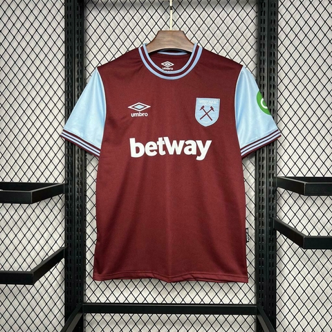 Camisa West Ham Home 24/25 - Umbro - Masculino Torcedor