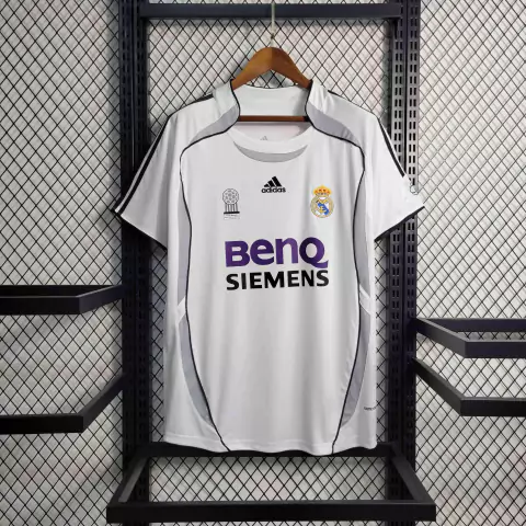 Camisa Real Madrid Retrô 2006/2007 Branca - Adidas
