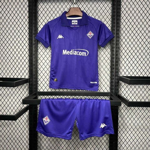 Conjunto Infantil Fiorentina Home 24/25 - Kappa