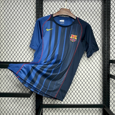 Camisa Barcelona Retrô 2004/2005 Azul - Nike