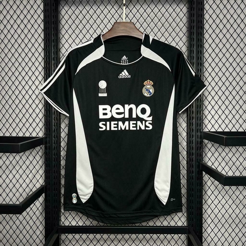 Camisa Real Madrid Retrô 2006/2007 Preta - Adidas