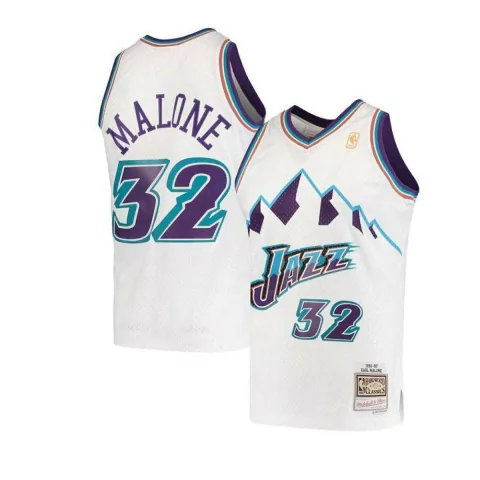 Regata Utah Jazz - Mitchell & Ness - Branca