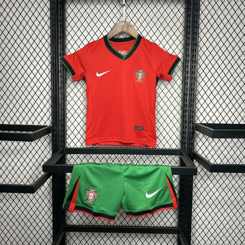 Conjunto Infantil Portugal Home 24/25 - Nike