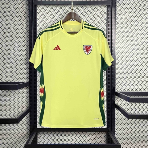 Camisa Pais de Gales Away 2024 - Adidas - Masculino Torcedor