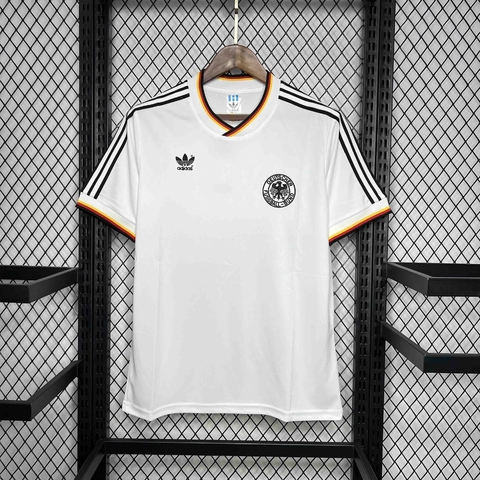 Camisa Seleção Alemanha Retrô 1986 Branca - Adidas