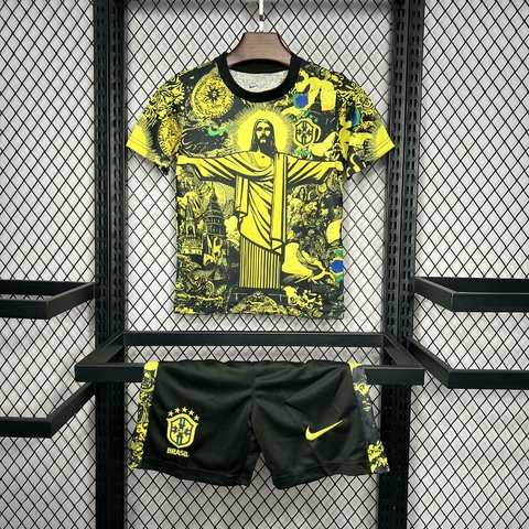 Conjunto Infantil Brasil Edição Especial 24/25 - Nike