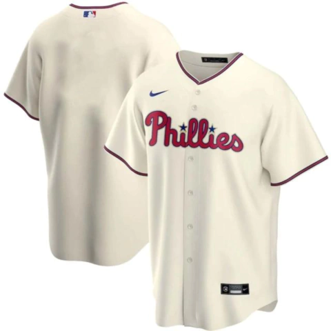 Camisa Philadelphia Phillies Nike Masculina - Creme
