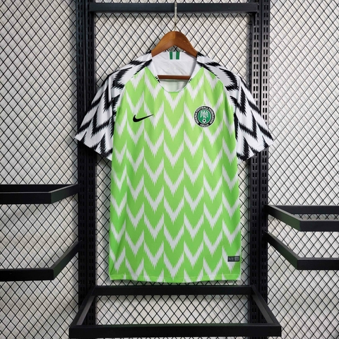 Camisa Nigéria Retrô 2018 Verde - Nike