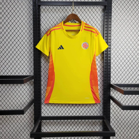 Camisa Colômbia Home 2024 - Adidas - Feminino Torcedor