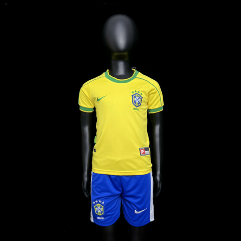Conjunto Infantil Retrô Brasil 1998 - Nike