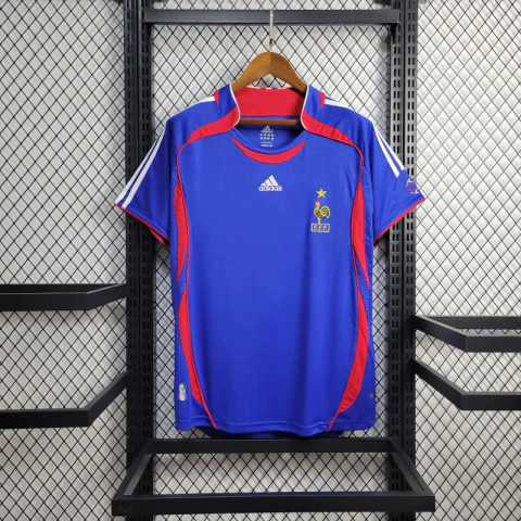 Camisa França Retrô 2006 Azul - Adidas