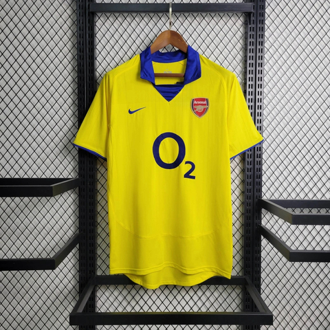 Camisa Arsenal Retrô 2003/2004 Amarela - Nike