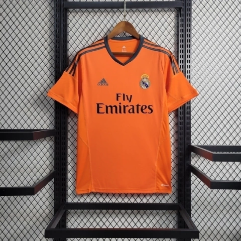 Camisa Real Madrid Retrô 2013/2014 Laranja - Adidas