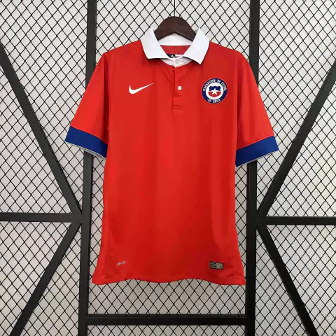 Camisa Chile Retrô 2015/2016 Vermelha - Nike