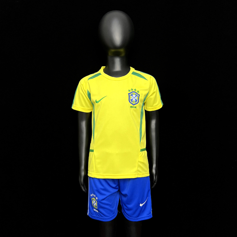 Conjunto Infantil Retrô Brasil 2002 - Nike