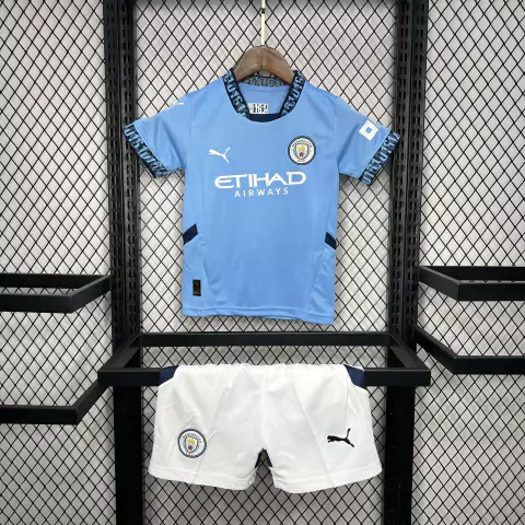 Conjunto Infantil Manchester City Home 24/25 - Puma