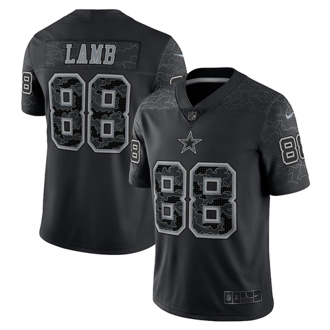 Camisa Dallas Cowboys Edição Limitada Nike Masculina - CeeDee Lamb - Preta
