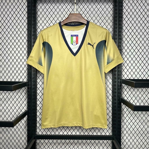 Camisa Itália Retrô 2006 Dourada - Puma