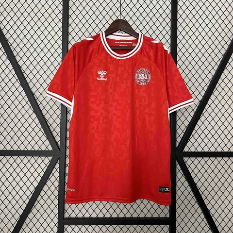 Camisa Dinamarca Home 2024 - Hummel - Masculino Torcedor