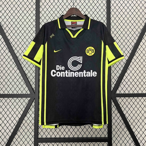 Camisa Borussia Dortmund Retrô 1996/1997 Preta - Nike