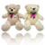 Urso com Laço Colorido 30cm - comprar online