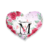 Coração P com Cordinha se Escreve Mãe 23x10x18cm - comprar online