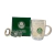 Kit Caneca De Vidro Com Abridor De Garrafa Palmeiras 310ml