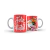 Caneca Porcelana Natal Com Caixa-Estampada Papai Noel e Boneco De Neve 325 ml - comprar online