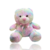 Urso Colorido Com Laço 30x28x40cm