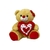 Urso Com Coração e Laço 29x19x30cm - comprar online