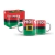 Caneca Porcelana com Caixa Estampada Ho Ho Ho com Cinto 325 ml