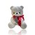 Urso M Com Buquê E laço 45cm