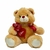 Urso Com Trio De Coração 28x18x30cm - comprar online