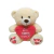 Urso com Laço e Coração 40 cm - comprar online